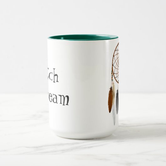 Farbenfroher Traumfänger Tasse (Zentrum)