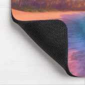 Farbenfroher Traumstrand Mousepad (Ecke)