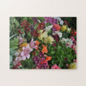 Farbenfroher tropischer Garten Puzzle (Horizontal)