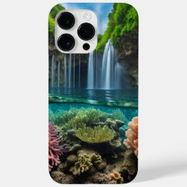 Farbenfroher tropischer Wasserfall Case-Mate iPhone 14 Pro Max Hülle