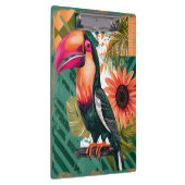 Farbenfroher Tukan im Dschungel Klemmbrett (Rechts)
