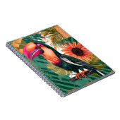 Farbenfroher Tukan im Dschungel Notizblock (Rechte Seite)