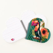 Farbenfroher Tukan im Dschungel Notizblock (Innenseite)