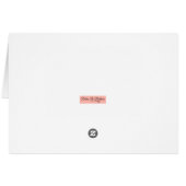 Farbenfroher, üppiger Garten Grußkarte (Rückseite Horizontal)