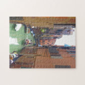 Farbenfroher Venedig-Kanal mit Gondel, Italien Puzzle (Horizontal)