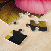 Farbenfroher Vogel auf dem Zweig Puzzle (Seite)