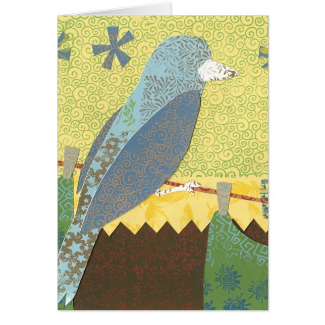 Farbenfroher Vogel auf einem Wirt (Vorne)