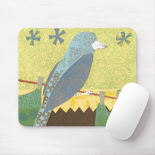 Farbenfroher Vogel auf einem Wirt Mousepad (Mit Mouse)