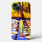 Farbenfroher Waldsumpf. Jetzt kaufen Case-Mate iPhone Hülle (Rückseite)