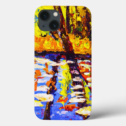 Farbenfroher Waldsumpf. Jetzt kaufen Case-Mate iPhone Hülle (Rückseite)