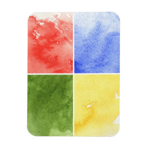 farbenfroher Wasserfarbenhintergrund für Ihr Desig Magnet