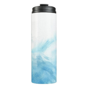 farbenfroher Wasserfarbenhintergrund für Ihre Thermosbecher