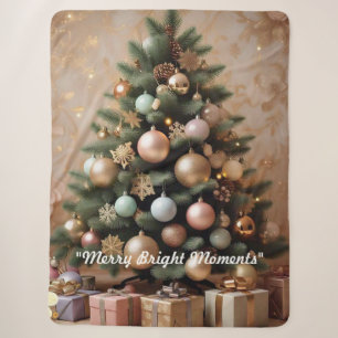 "Farbenfroher Weihnachts-Spaß" Sherpadecke
