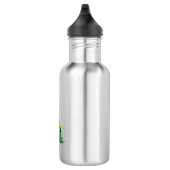 Farbenfroher Weihnachtsbaum Edelstahlflasche (Rechts)