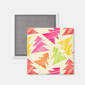 Farbenfroher Weihnachtsbaum-Magnet Magnet (Vorderseite/Rückseite)