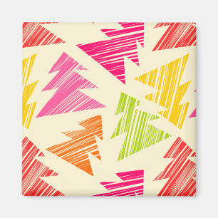 Farbenfroher Weihnachtsbaum-Magnet Magnet