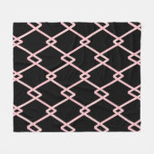 Farbenfroher Zickzag-Streifen Muster Hintergrund.  Fleecedecke (Vorderseite (Horizontal))