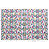 Farbenfroher Zirkus Zeige Ponies Stripmuster Stoff (Fat Quarter (45,7 x 55,9 cm))