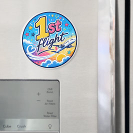 Farbenfrohes 1. Flugzeugsouvenir Magnet
