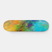 Farbenfrohes Abstrakt Skateboard (Horizontal)