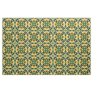 Farbenfrohes abstraktes Blumenmuster Stoff