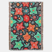 Farbenfrohes abstraktes Holiday-Design Decke (Vorderseite Vertikal)