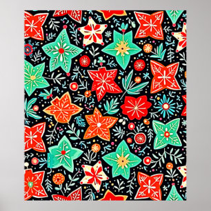 Farbenfrohes abstraktes Holiday-Design Poster