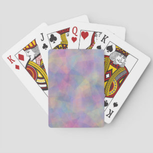 Farbenfrohes abstraktes Illusionsmuster Spielkarten
