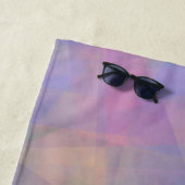 Farbenfrohes abstraktes Illusionsmuster Strandtuch (Beispiel)