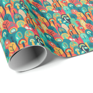 Farbenfrohes abstraktes nahtloses Muster. Geschenkpapier
