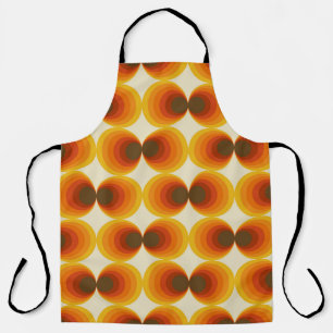 Farbenfrohes abstraktes Retro-Geometrie-Muster Schürze