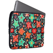 Farbenfrohes abstraktes Urlaubsdesign Laptopschutzhülle (Vorne Rechts)