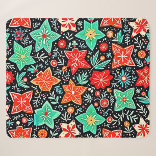Farbenfrohes abstraktes Urlaubsdesign Sherpadecke