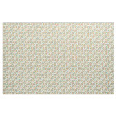Farbenfrohes abstraktes Vintage-Design mit Blumen Stoff (Yard (91,4 cm))