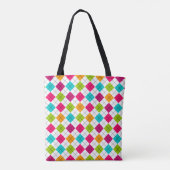 Farbenfrohes Argyle-Muster Tasche (Rückseite)