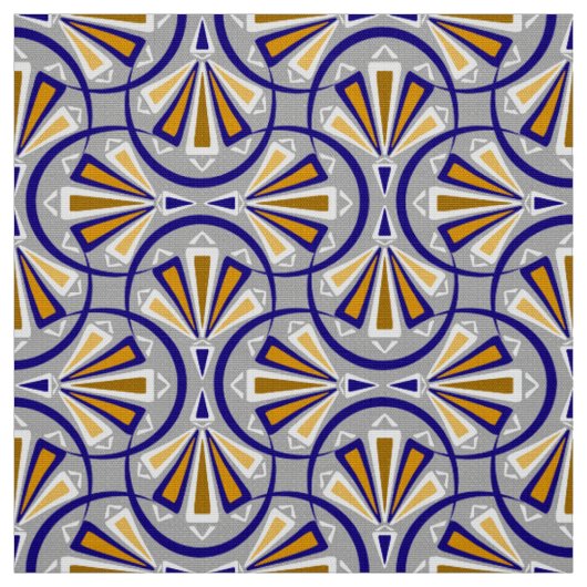 Farbenfrohes Art-Deco-Muster. Stoff (Muster)