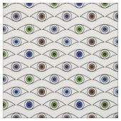 Farbenfrohes Augen Musterdesign Stoff (Muster)