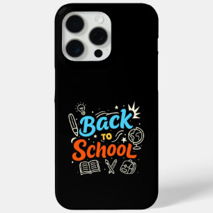 Farbenfrohes Back-to-School-Typografie-Design Case-Mate iPhone Hülle