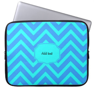 Farbenfrohes, beliebt Zickzack-Design Laptopschutzhülle
