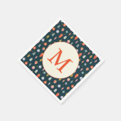 Farbenfrohes benutzerdefiniertes Weihnachtsfest-Mo Serviette (Ecke)