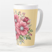 Farbenfrohes Blumenbouquet Milchtasse (Rechte Ecke)