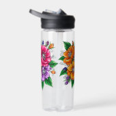 Farbenfrohes Blumenbouquet Trinkflasche (Rechts)