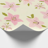 Farbenfrohes Blumengarten-Muster-Wrap-Papier Geschenkpapier (Ecke)