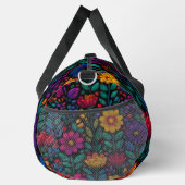 Farbenfrohes Blumenmuster Duffle Bag (Rechts)