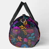 Farbenfrohes Blumenmuster Duffle Bag (Rechts)
