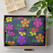 Farbenfrohes Blumenmuster Seidenpapier (Geschenk)