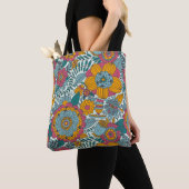 Farbenfrohes Blumenmuster Tasche (Von Nahem)