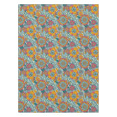 Farbenfrohes Blumenmuster Tischdecke (Vorderseite)