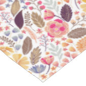 Farbenfrohes Blumenmuster Tischdecke (Schrägansicht)
