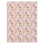 Farbenfrohes Blumenmuster Tischdecke (Vorderseite)